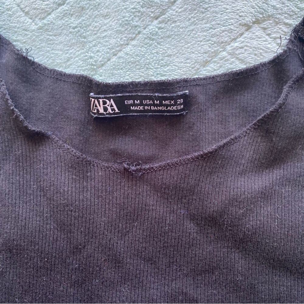 Zara Ribbed Tank Top - Picture 2 of 2